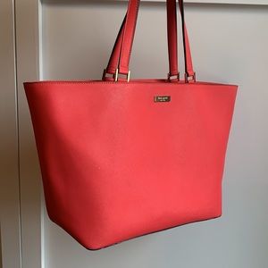 Coral Kate Spade Tote Bag